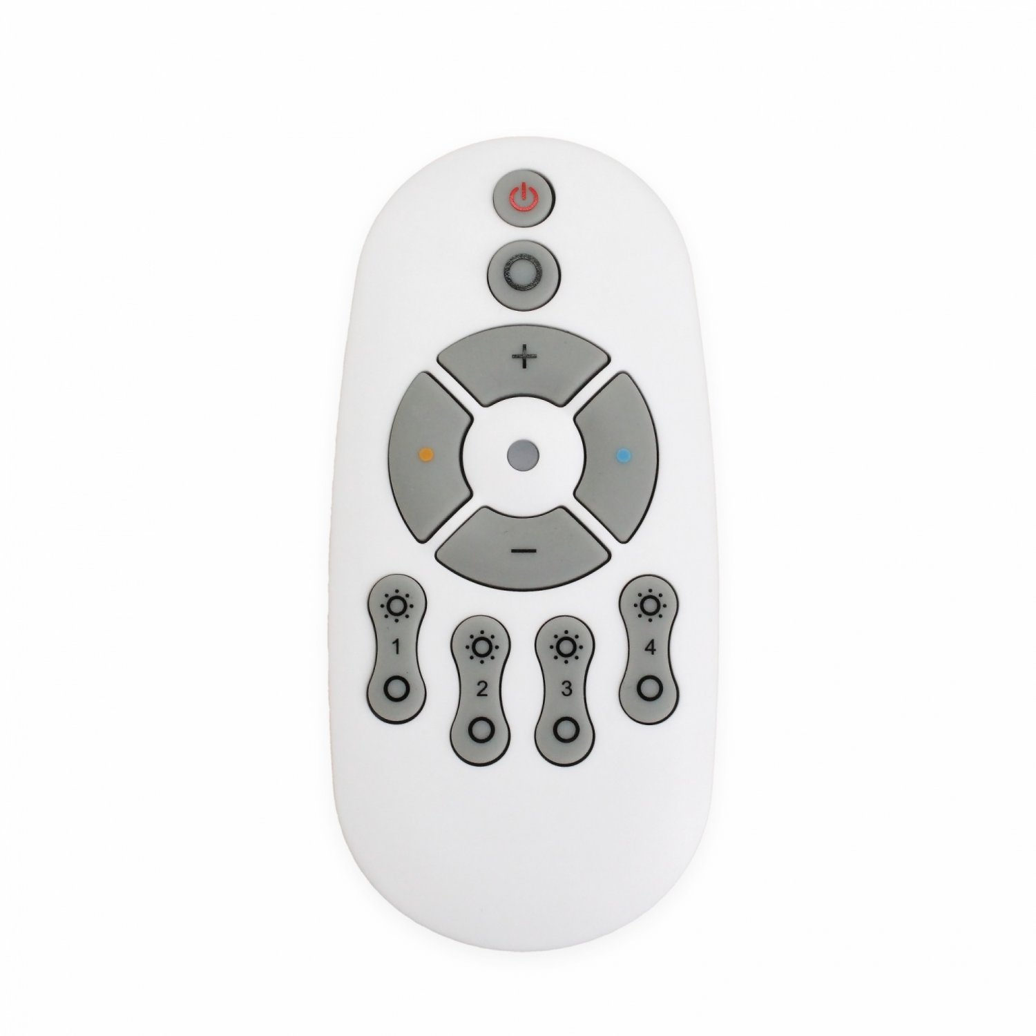 Controle remoto RF 4 canais para fonte com dimmer multitemperatura