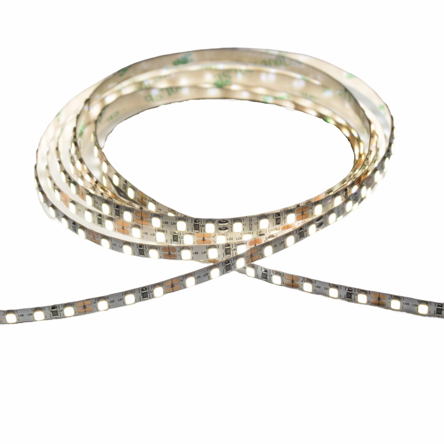 Fita LED 12V SMD 2835 120LEDs 12W Branco Neutro 4000K IP20 5mm