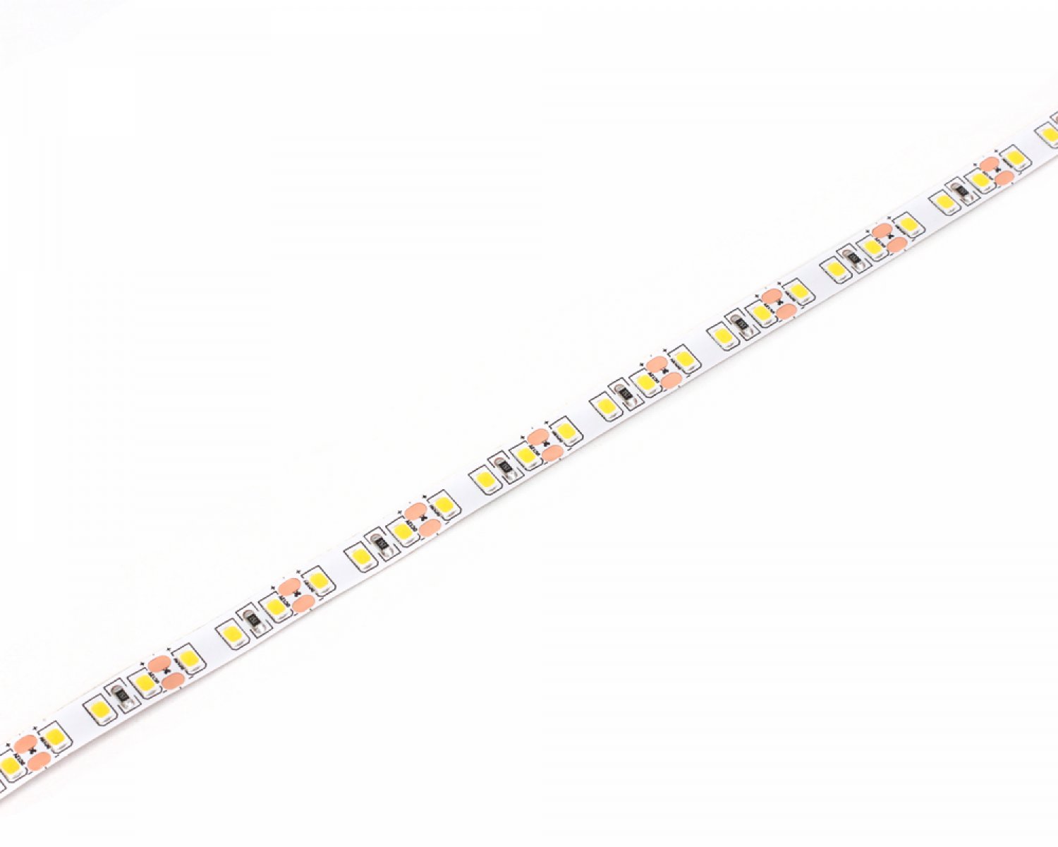 Fita LED 12V SMD 2835 120LEDs 12W Branco Quente 2700K IP20