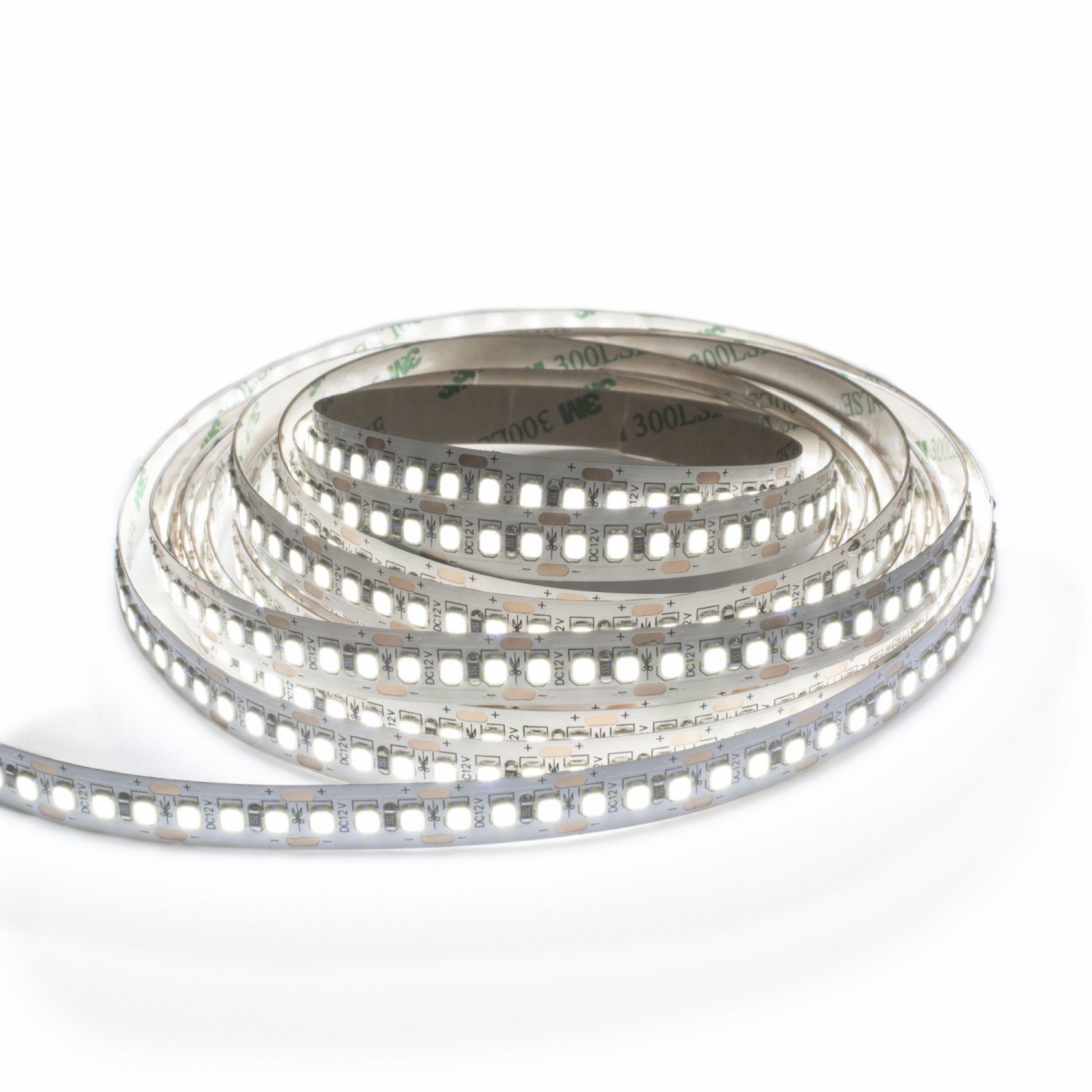 Fita LED 12V SMD 2835 180LEDs 18W Branco Frio 6000K IP20