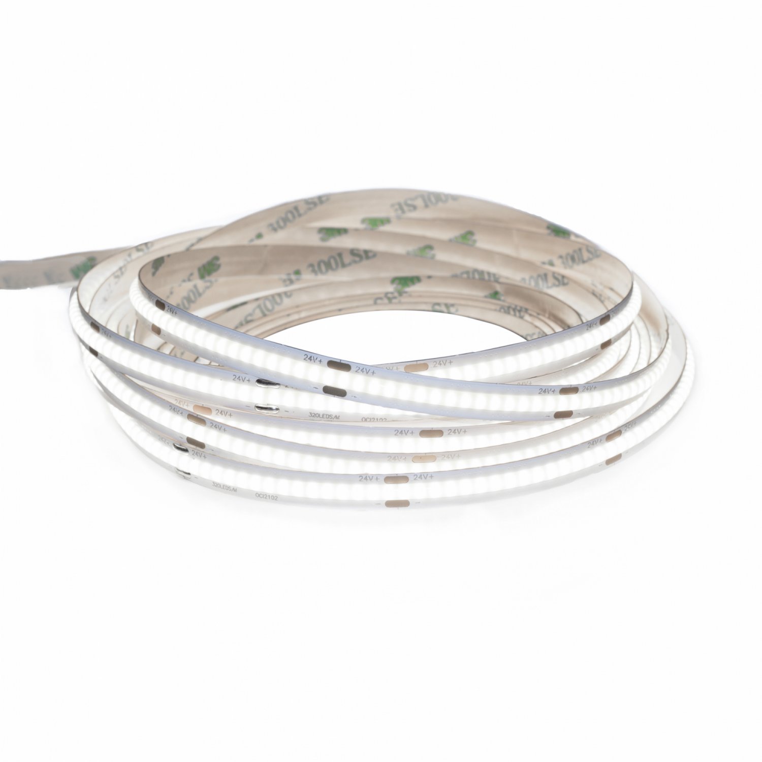 Fita LED 24V COB 320LEDs 8W Branco Frio 6000K IP20