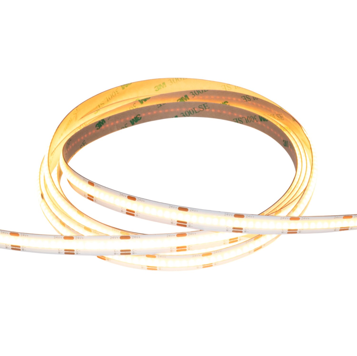 Fita LED 24V COB 608LEDs 15W Multitemperatura 2400K-6500K IP20