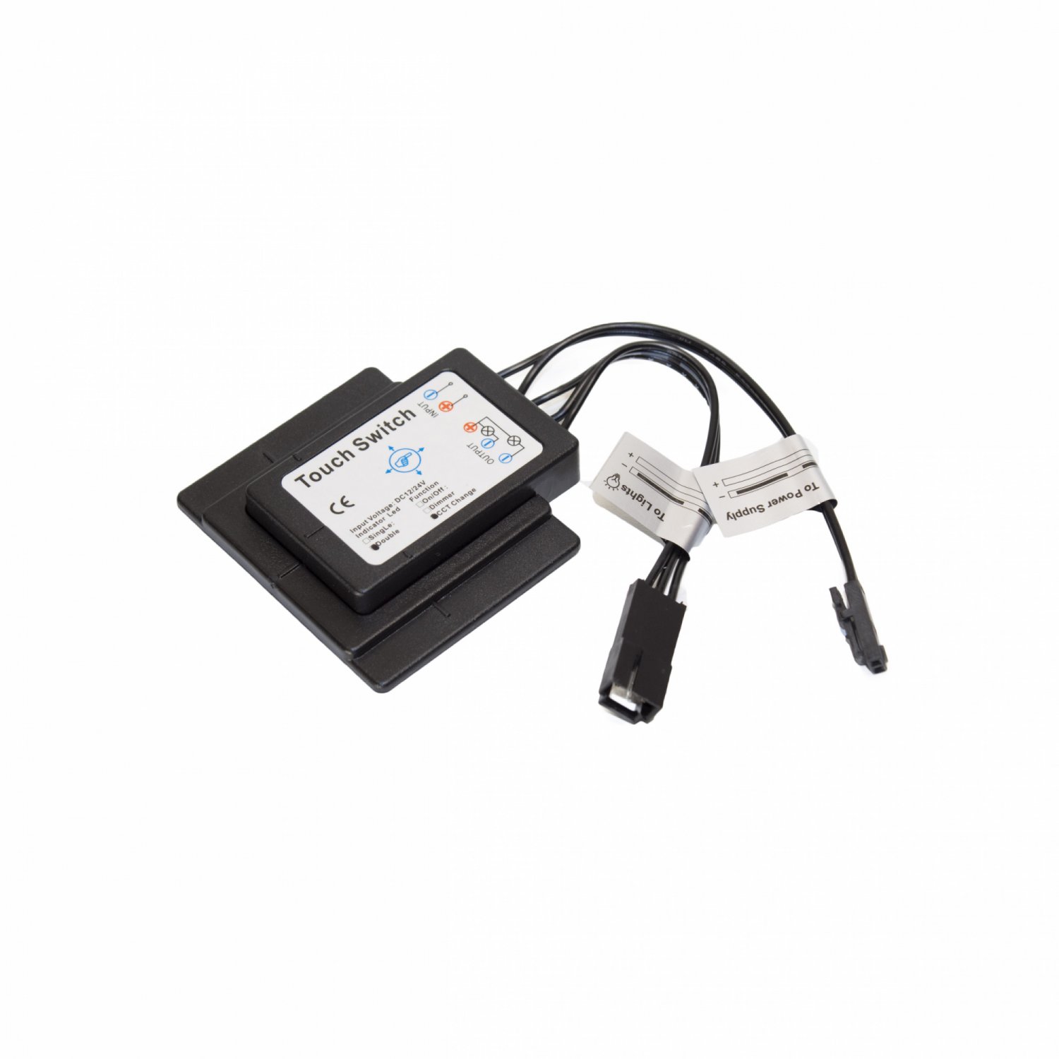 Interruptor touch multitemperatura para espelho 12V-24V máx. 60W