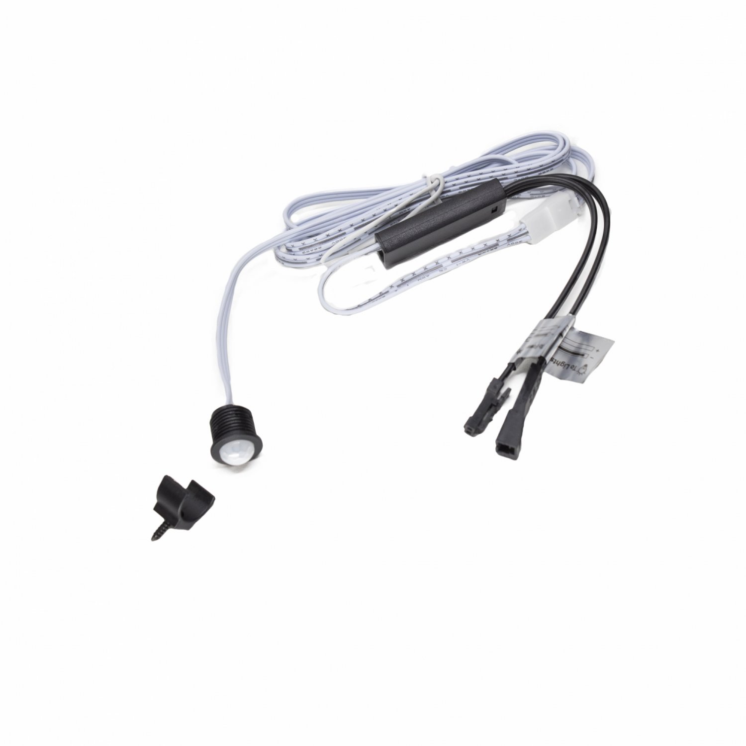 Mini sensor IR de presença 12V-24V máx. 60W