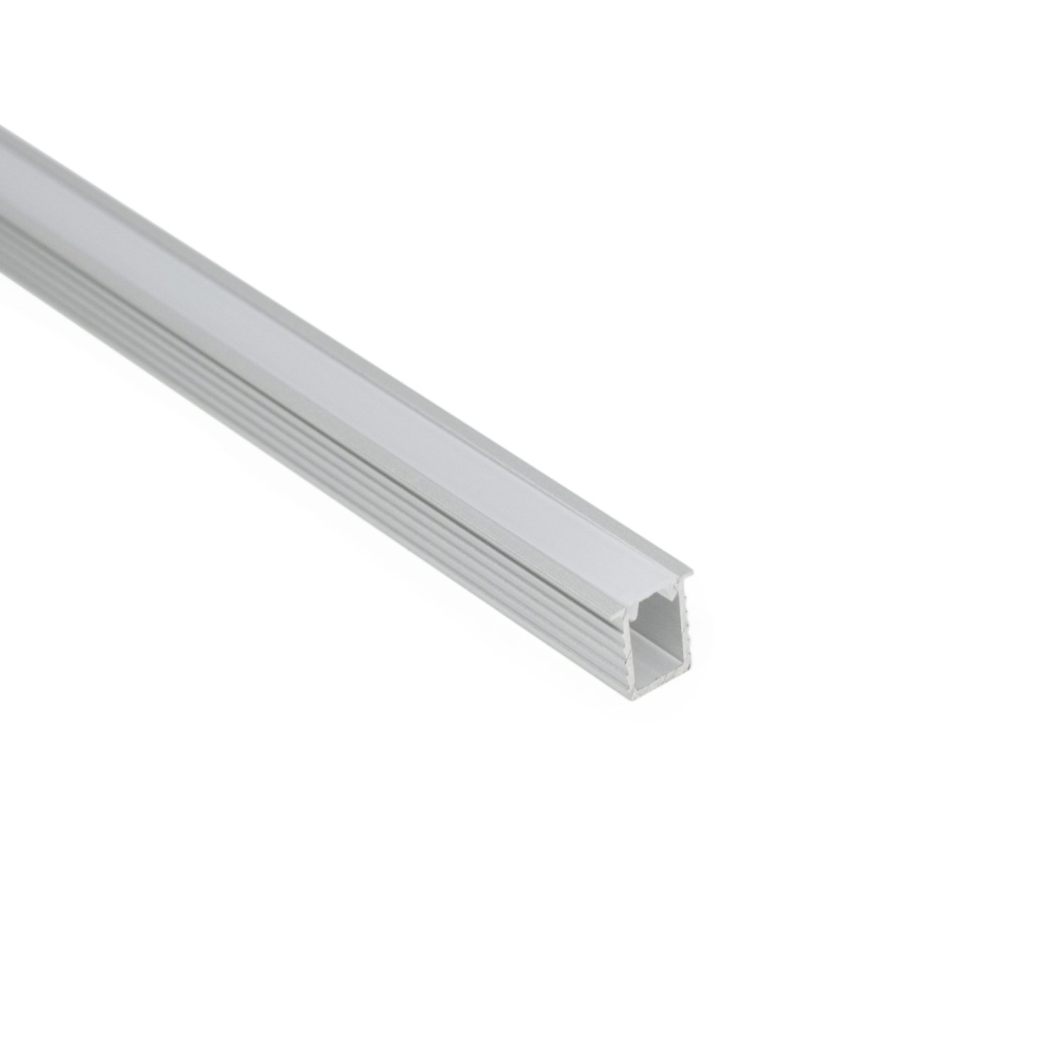 Perfil alumínio EMBUTIR FILLET FOSCO difusor leitoso