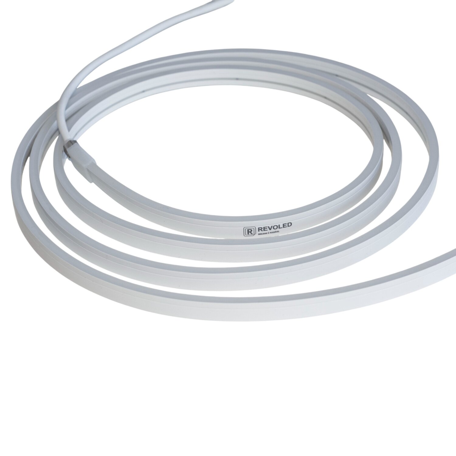 Perfil Silicone LED Flexível 0410 24V 10W 3000K IP67